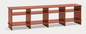 TV stolík v tehlovej farbe 180x50x40 cm Inari – Teulat