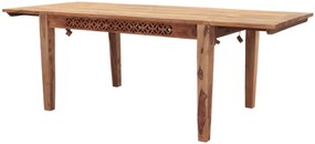 furniture-nabytek.cz - Rozkladací jedálenský stôl pre 6 osôb až 10 osôb z palisandra 140/220x90
