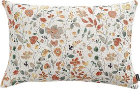 Karin - jednoduchá obliečka, 60x40cm farba produktu oranžová látka zapletaná, vzorované