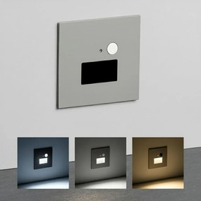 Brilagi - LED schodiskové svietidlo so senzorom JACK LED/3W/230V 3000/4000/6500K sivá