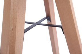 Jedálenský stôl okrúhly Viktor 60, nohy natura - v75 x Ø60 cm - Biela