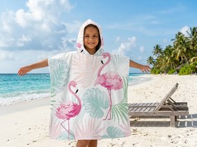 Detské pončo FLAMINGO farebné 60x120 cm
