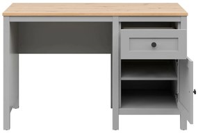 Písací stôl BRW Salga 1 (arktická sivá + dub artisan) . Vlastná spoľahlivá doprava až k Vám domov. 1098465