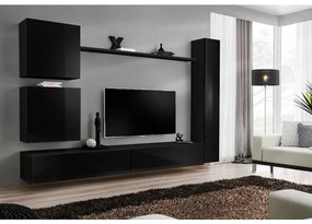 Obývacia stena Switch VIII Čierna