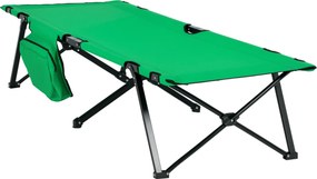 Outsunny Záhradný Spací Vak Skladací Ležadlo Prenosné 190 x 65 x 40 cm | Aosom