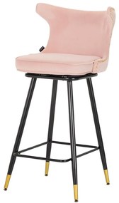Barová stolička „Clinton Pink", 53 x 46 x 105 cm