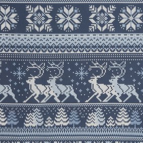 VIANOČNÉ FLANELOVÉ OBLIEČKY FJORD 160X200 CM, 2 KS 70X80 CM VZOROVANÉ