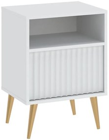 Nočný stolík 1S Barcelona biela
