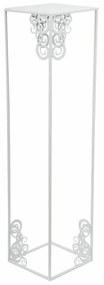 Stojan na kvety Emma 80 cm biely