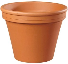 Kvetináč KLASIK keramický terakota d20/22x20cm