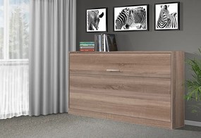 Nabytekmorava Sklápacia posteľ VS1056, 200x90cm farba lamina: dub sonoma tmavá, Varianta dverí: matné