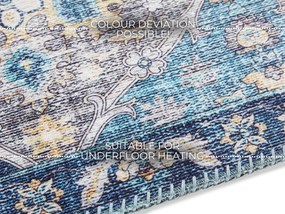 ELLE Decoration, Kusový koberec Imagination 104205 Denim / Blue z kolekcie Elle, 80x200, modrá, chodba / predsieň