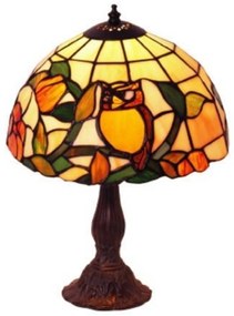 Stolná lampa s motívom JULIANA v štýle Tiffany