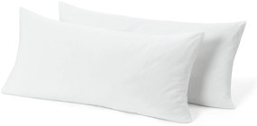 Džersejové obliečky na vankúš, 2 ks, sivobiele