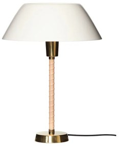 Stolná lampa Senator, biela