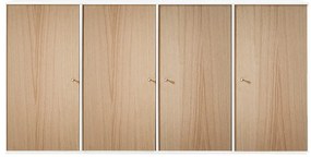 Nástenná komoda v dubovom dekore Hammel Mistral Kubus, 136 x 69 cm