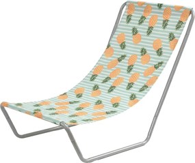 Skladacie plážové ležadlo SAND PINEAPPLE, farebné