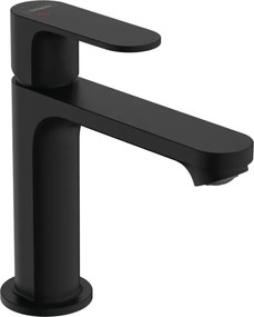 Hansgrohe Rebris S, umývadlová batéria 110 s kovovou odtokovou súpravou s tiahlom, CoolStart, čierna matná, HAN-72527670