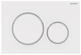 Geberit Sigma20 ovládací tlačítko matná bílá 115.882.11.1, 1 ks