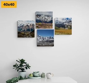 Set obrazov pre milovníkov hôr - 4x 40x40