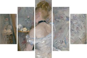 Obraz - Berthe Morisot, Woman at Her Toilette, reprodukcia (150x105 cm)