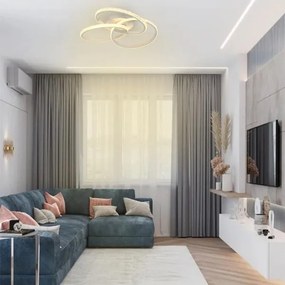 LED Stmievateľné stropné svietidlo LED/70W/230V 3000-6500K + diaľkové ovládanie