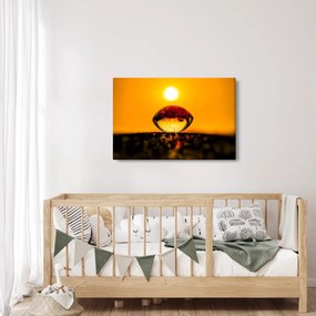Obraz sklenené kvapky (90x60 cm)