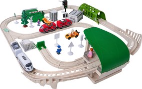 Ramiz Železničné mesto so svetlami a zvukom Funkcia 80el.