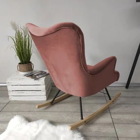 Hojdacie kreslo v škandinávskom štýle Blanco, Farby: Magic Velvet 2222