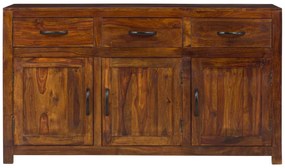 furniture-nabytek.cz - Masívny príborník Palison z palisandru, lakovaný, hnedý – 140×42×80 cm
