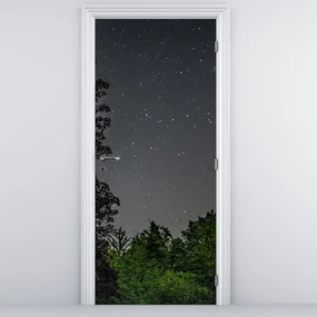 Fototapeta na dvere - Nočná obloha (95x205cm)