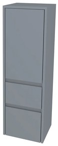 Mereo, Mereo Opto kúpeľňová skrinka vysoká 125 cm, ľavé otváranie, Multidecor, Monumentálna sivá, MER-CN995LMSO1