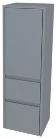 Mereo, Mereo Opto kúpeľňová skrinka vysoká 125 cm, ľavé otváranie, Multidecor, Monumentálna sivá, MER-CN995LMSO1