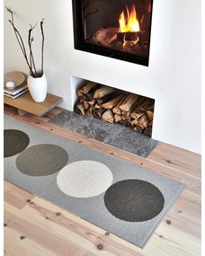 Sivo-krémový vnútorný a vonkajší koberec 70x140 cm Otto Clay – Pappelina