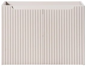 Koupelnová sestava Nova Cashmere 80 cm s umyvadlem, deskou a skříňkami kašmírová/dub evoke