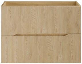 Závěsná skříňka pod umyvadlo Nordic 80 cm dub cremona