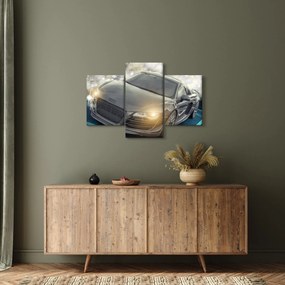 Obraz auta Audi - sivé (90x60 cm)