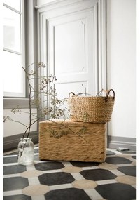 Kôš na bielizeň z morskej trávy v prírodnej farbe 100 l Belize – Compactor