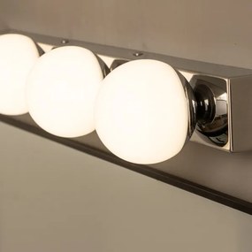 Brilagi - LED zrkadlové osvetlenie do kúpeľne HOLLYWOOD 4xLED/3W/230V IP44 chróm