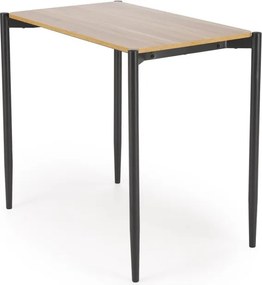 Jedálenský set pre 2 osoby NANDO dub prírodný/čierny