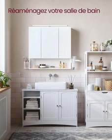 Kúpeľňová skrinka SONGMICS BBK124W14