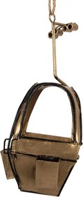 Vianočná ozdoba retro kabínka lanovky - 7*7*17 cm