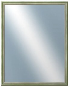 DANTIK - Zrkadlo v rámu, rozmer s rámom 40x50 cm z lišty Y-ka zelená linka (3126)