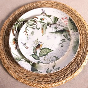 Dezertný tanier Tropical birds - Ø 20*2 cm