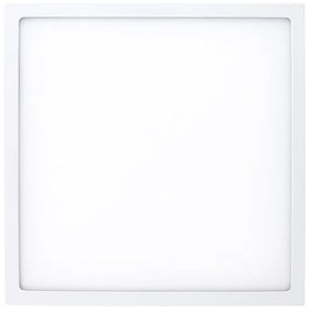 McLED Prisadené LED osvetlenie VANDA S24, 24W, denná biela, 23x23cm, hranaté, biele