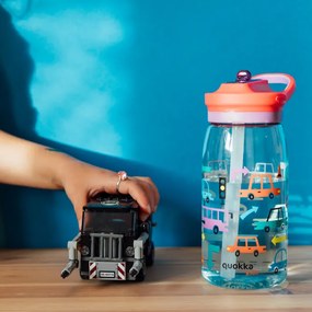 Plastová fľaša s náustkom Glow Kids Cars 580 ml