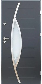 Dvere vchodové Leon 90P antracit