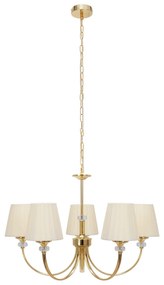 Toolight Toolight, stropná lampa 5xE14 APP1014-5CP, béžová, OSW-05557