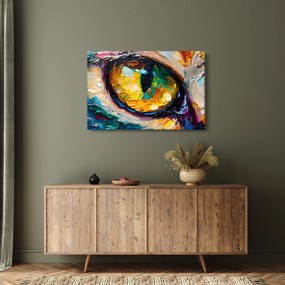 Obraz - Maľba mačacieho oka (90x60 cm)
