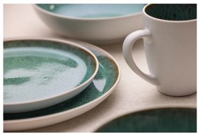 Biely/zelený dezertný tanier z kameniny ø 21 cm Gastro White/Green – Bitz